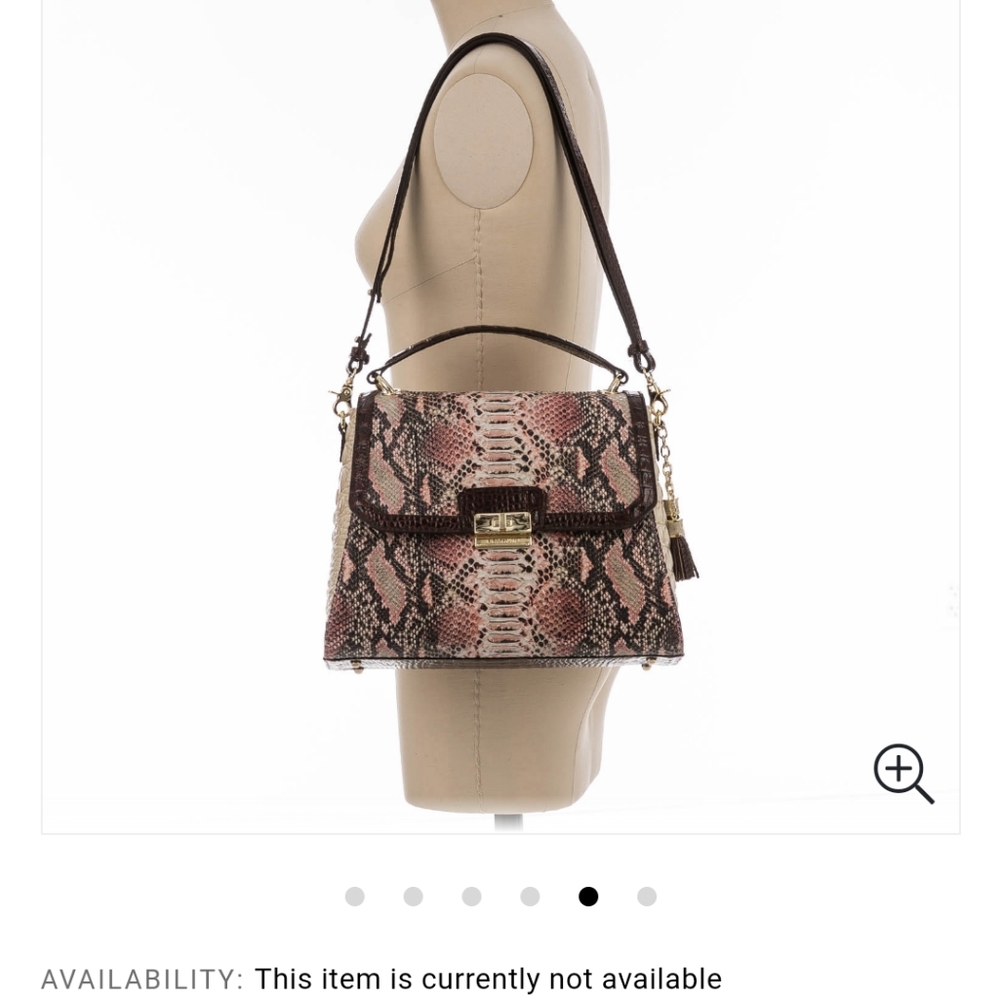 Brahmin Brinley Pink Collins